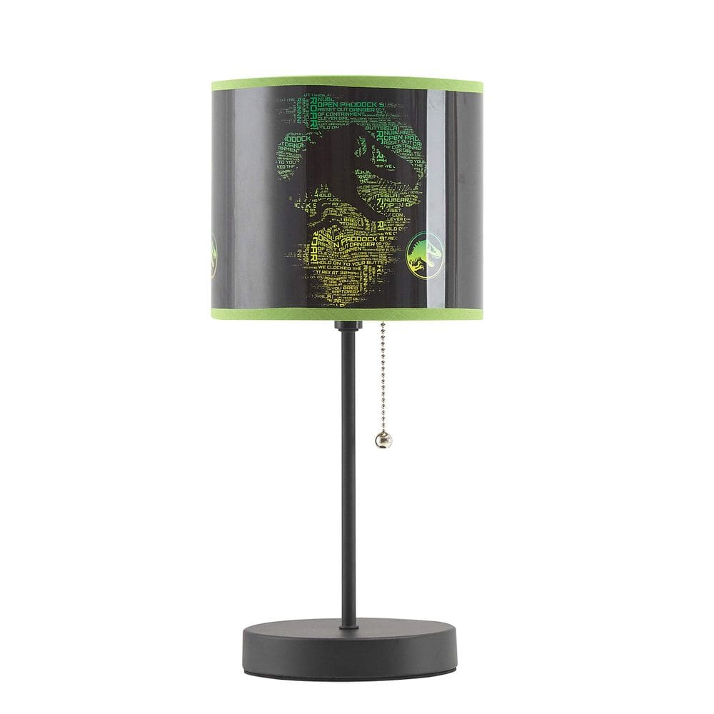 Candeeiro de mesa Idea Nuova Jurassic World Stick Kids com corrente de tração