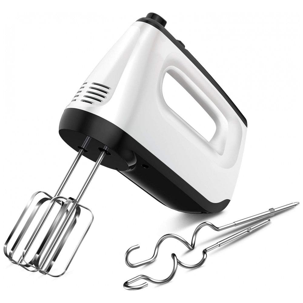 Batedeira de Mão Elétrica PINVOS com 6 Velocidades e 3 Acessórios 250W Branca, 110v, VECUNI HM9111, Branco