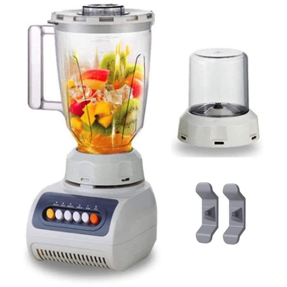 Liquidificador Profissional de Bancada 1.5L com Velocidades Ajustáveis e Copo Moedor, 900W 110V, HESINLY, Cinza