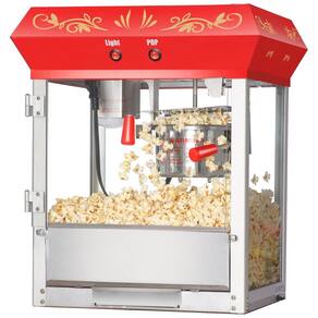Máquina de Pipoca Vermelha Great Northern Popcorn 6112 Foundation Top, de 113,4 gramas. Popcorn Crocante em minutos, Compacta e Eficaz.