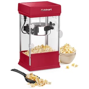 Máquina de Pipoca Cuisinart Estilo Teatro com Capacidade de 4 Litros, Sem Tempo de Aquecimento. Fácil de Servir e Limpar, com Colher de