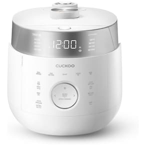 Panela de Arroz CUCKOO CRP-LHTR0609FW 6 Xícaras (Cru), 12 Xícaras (Cozido), Aquecimento por Indução, 16 Modos, Voz, Auto-Limpeza, Tigela