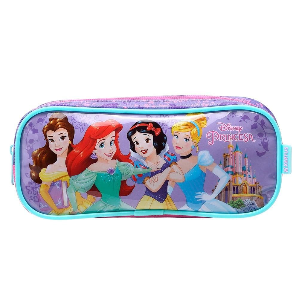 Estojo Escolar Basic Princesas da Disney Xeryus