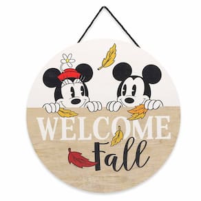 Decoração de parede: Open Road Brands, tema de outono do Disney Mickey Mouse