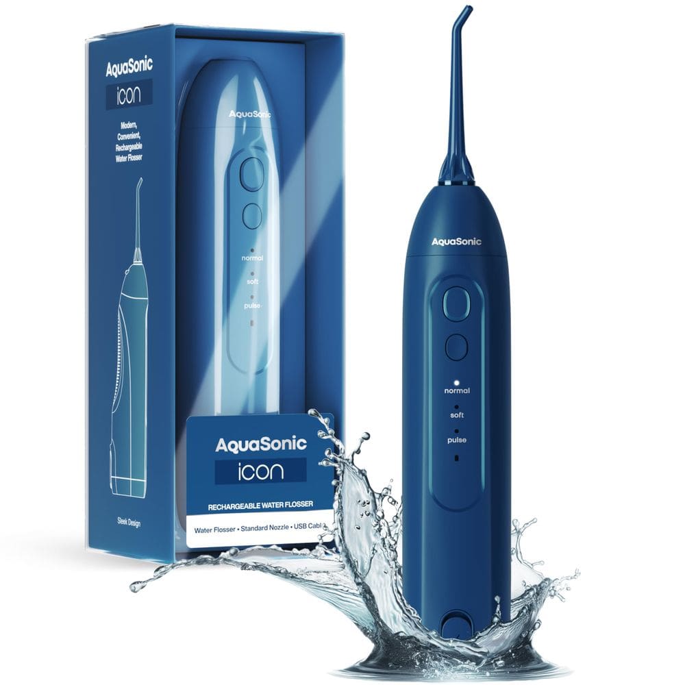 Water Flosser Aquasonic Icon Cordless Recarregável Navy