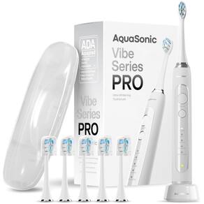 Escova de dentes elétrica Aquasonic Vibe Series PRO3 White
