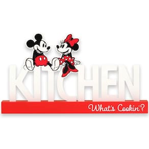 Decoração de mesa Disney Mickey Mouse e Minnie Mouse Metal