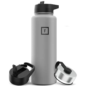 Frasco de hidratação IRON °FLASK Camping Hiking 1,2 L de grafite