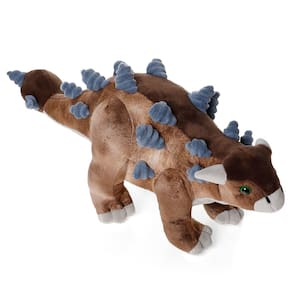 Brinquedo de pelúcia AULUDA Dinosaur World Jurassic Zoo Ankylosaurus 18cm