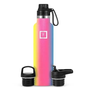 Garrafa de água IRON °FLASK Camping Hiking 700ml Rainbow