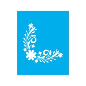 Stencil Tamako Floral - 20X25Cm - Ref 9384