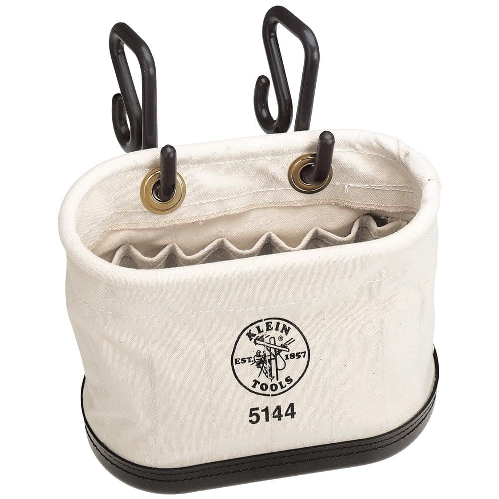 Balde de ferramentas Klein Tools 5144 de lona oval aérea com 15 bolsos