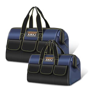 Conjunto de bolsas de ferramentas AIRAJ 18 e 14 Bolsa de armazenamento de ferramentas portátil x2