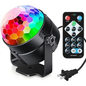 Luzes de festa Luditek Sound Activated Disco Ball Strobe Light