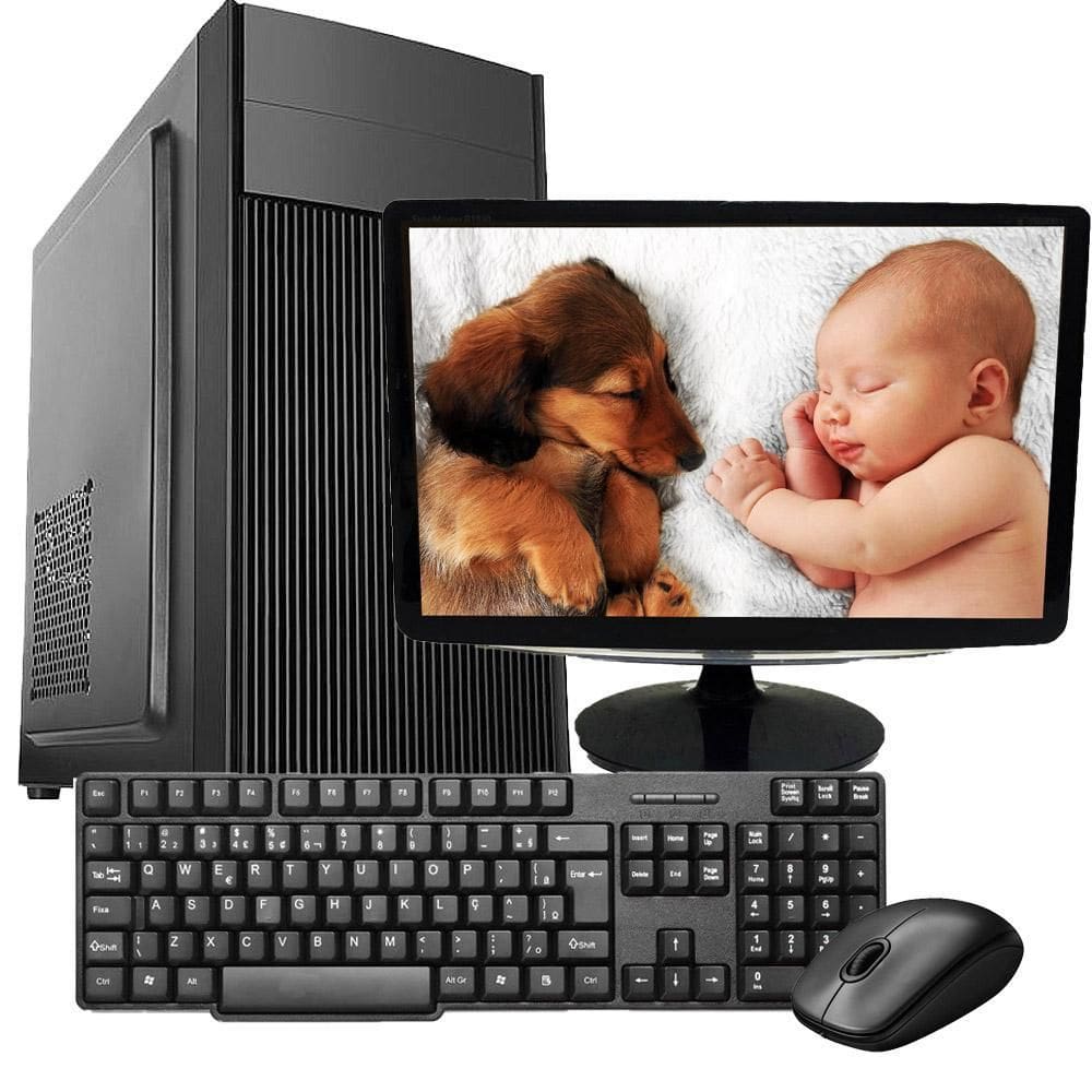 Computador Pc Completo I5 4Gb Ssd 240Gb Monitor