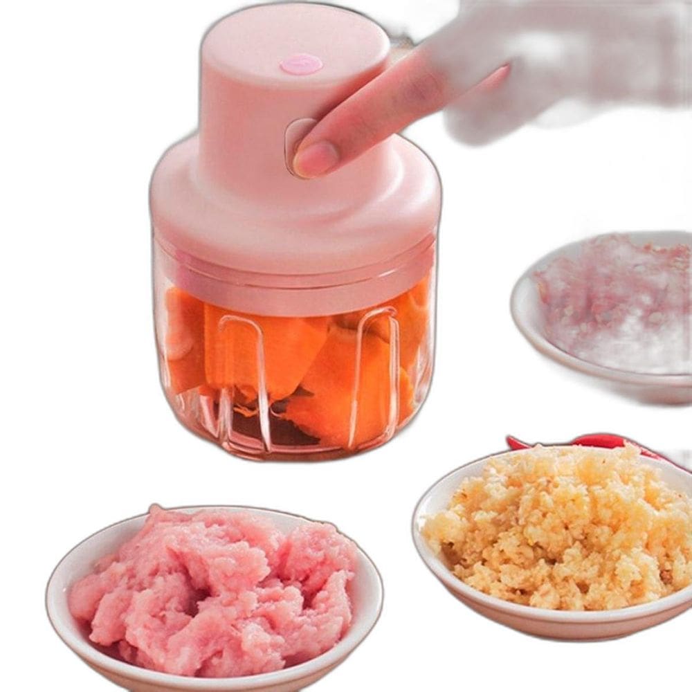 Moedor Elétrico Mini Para Alimentos Com Carga Usb Prático