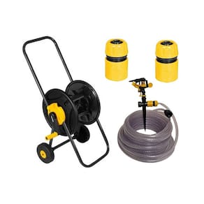 Suporte Enrolador c/Rodas + Mang 20m Vonder + Irrig Setorial