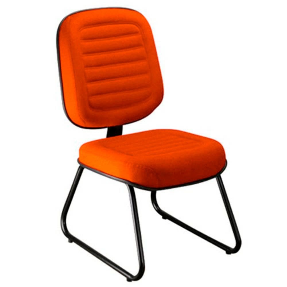 Cadeira Diretor para Escritório Gomada Linha Blenda Laranja