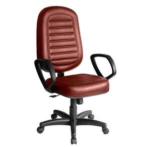 Cadeira Presidente para Escritório Linha Blenda Vermelho