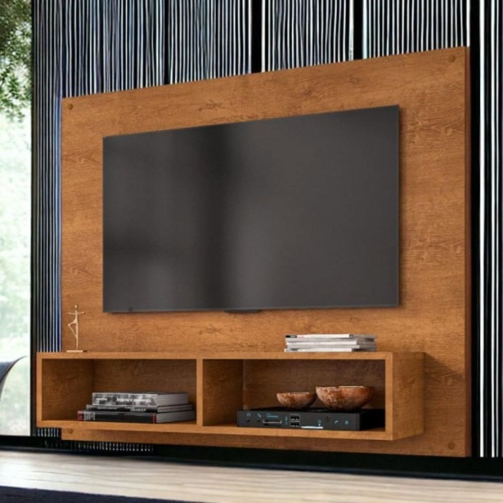 Painel para TV Ottawa com 2 Nichos Nature