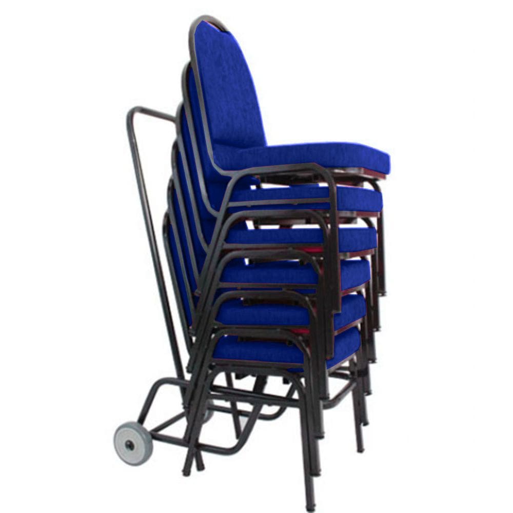 06 Cadeiras para Hotel e Auditório Linha Hotel Azul