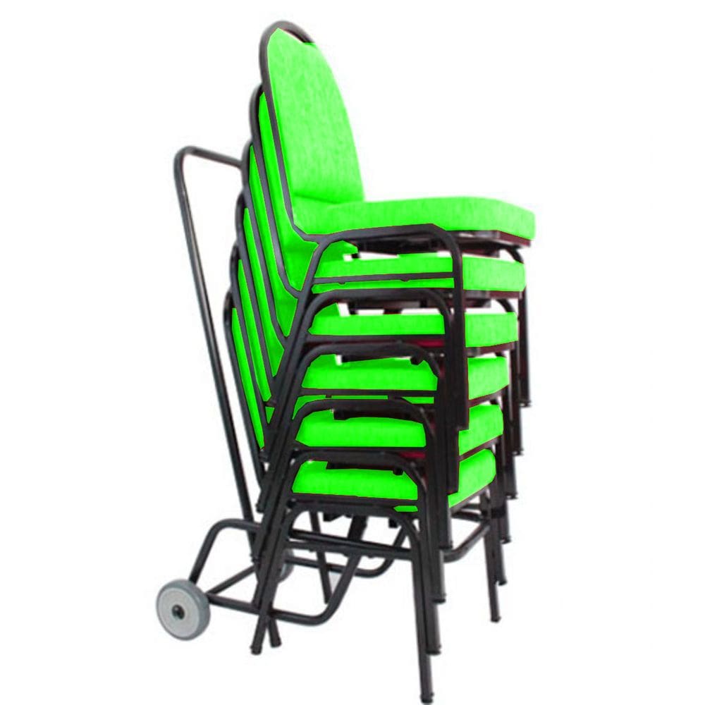 06 Cadeiras para Hotel e Auditório Linha Hotel Verde