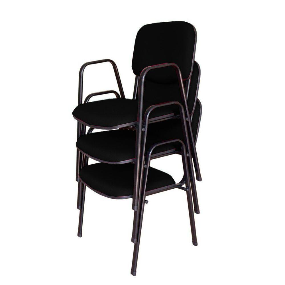 03 Cadeiras para Auditórios Linha Hotel Auditório Preto