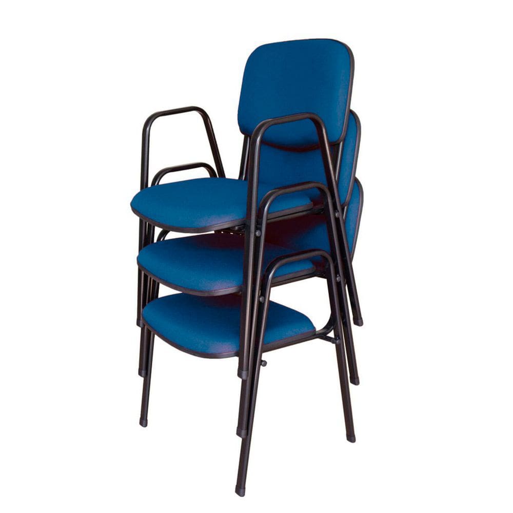 03 Cadeiras para Auditórios Linha Hotel Auditório Azul