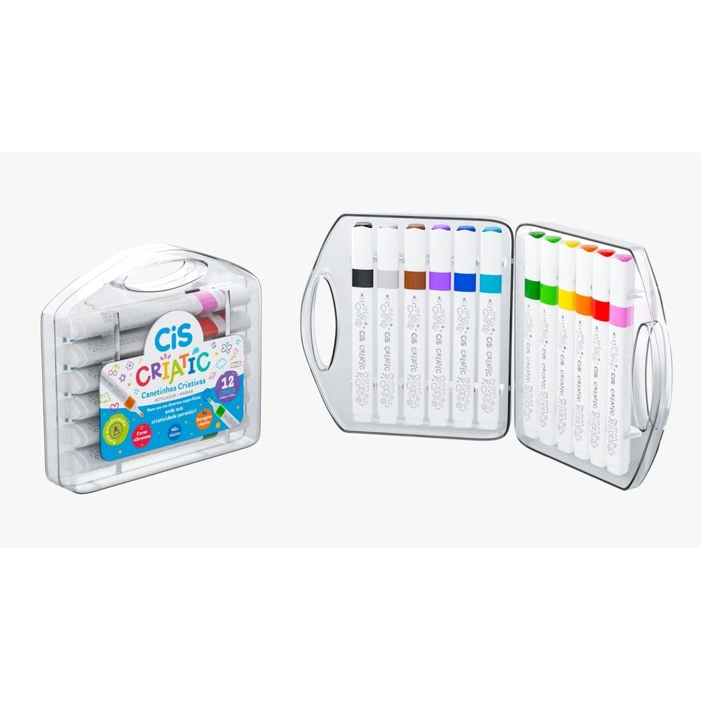 Marcador Criativo Infantil Criatic Estojo Cis