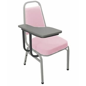 Cadeira Universitária Empilhável Linha Hotel Plus Rosa