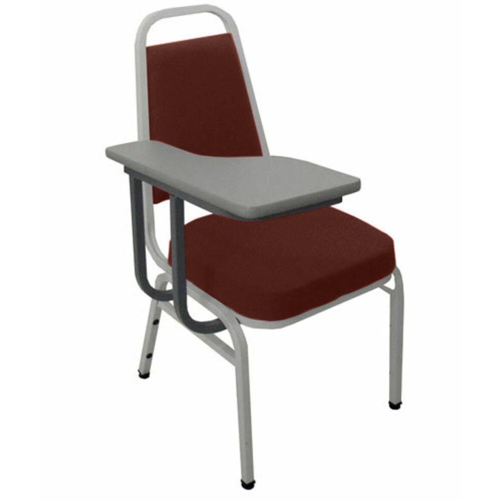Cadeira Universitária Empilhável Linha Hotel Plus Vermelho