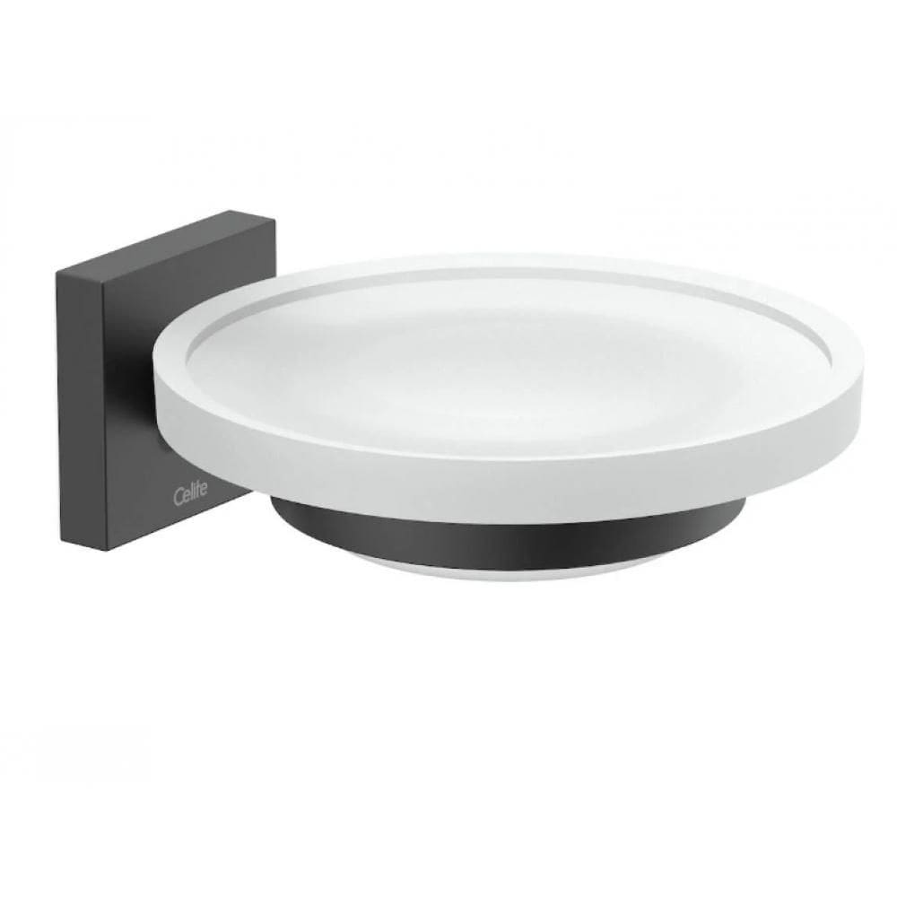 Saboneteira Up Preto Mate Celite