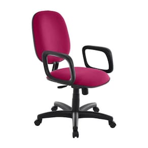 Cadeira Diretor para Escritório com Braços Linha Uno Rosa