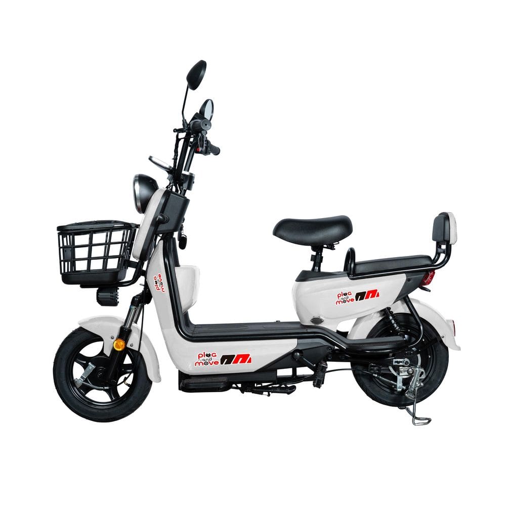 Bicicleta Elétrica - Classic PAM - 800w - Branca - Plug and Move