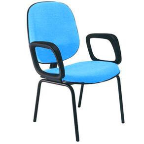 Cadeira com Braços Diretor para Escritório Linha Uno Azul