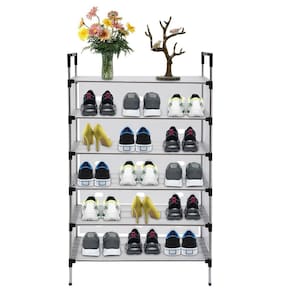 Sapateira Rack 6 Andares Sapatos Tenis Calçados Prateleiras Organizaçao Entrada Hall Objetos Multiuso Resistente