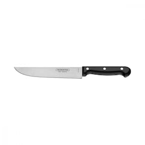 Faca Para Cozinha Tramontina Ultracorte Com Lâmina Em Aço Inox E Cabo De Polipropileno Preto 7"