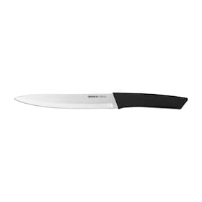 Faca P/ Cozinha 8 Polegadas Aço Inoxidável E Polipropileno Cor Preto Linha Versatile Brinox Preto
