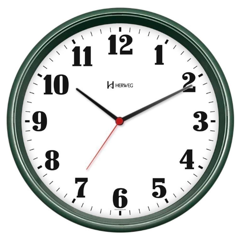 Relógio De Parede Herweg Ref: 6126-336 Verde