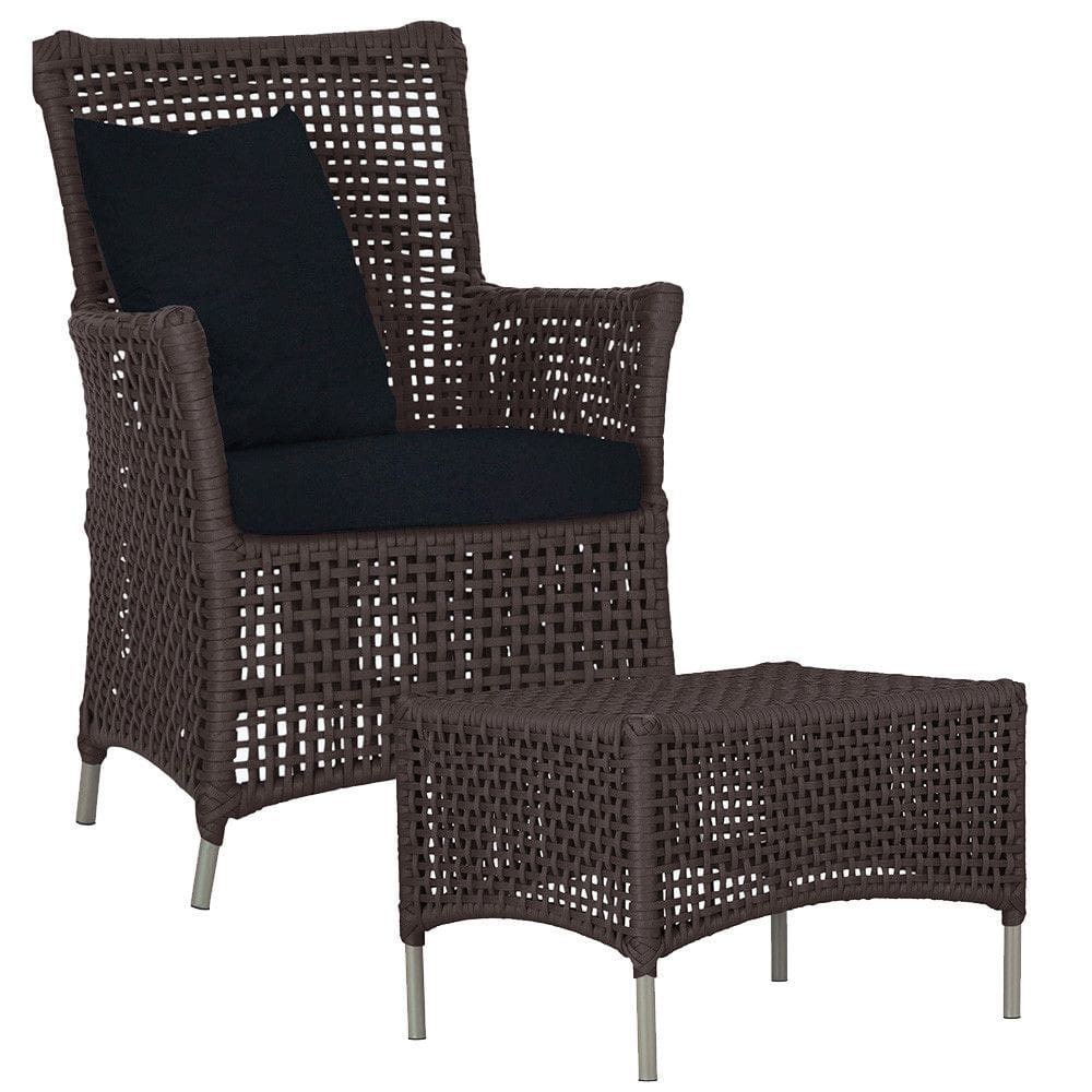 1 Poltrona e 1 Mesa Igapó em Alumínio