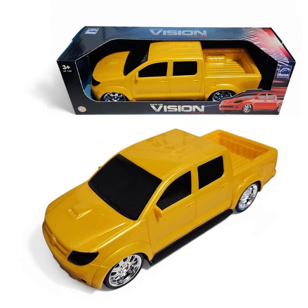 Carrinho Caminhonete Pick-Up Vision Tuning Carro Grande Top