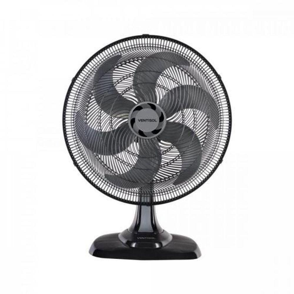 Ventilador De Mesa 50Cm 220V Turbo6 Preto Ventisol