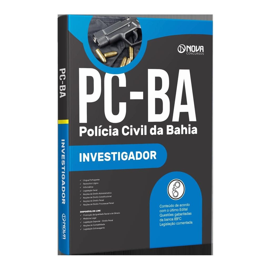 Apostila Pc Ba 2025 - Investigador