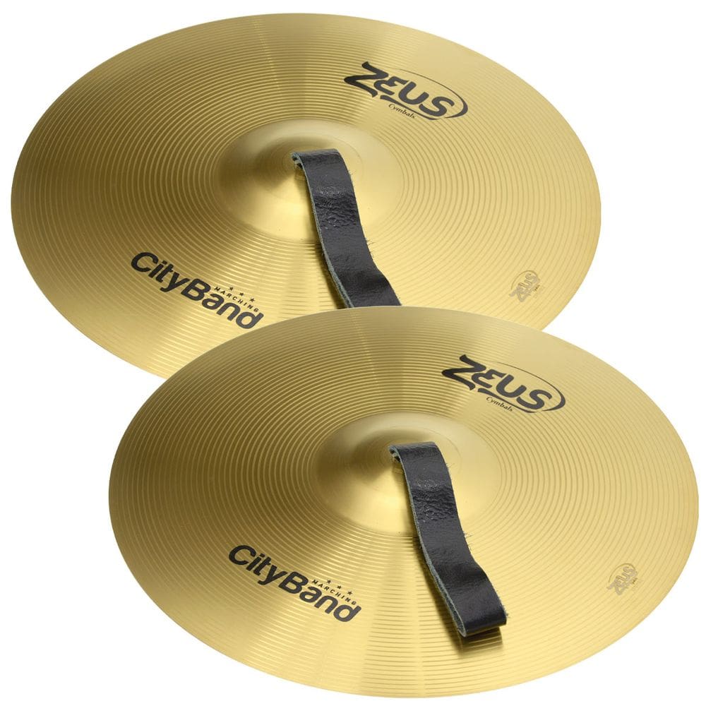PAR DE PRATOS ZEUS FANFARRA CITYBAND BRASS 14" ZMA14