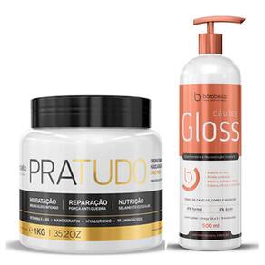 Kit Mascara Pratudo 1kg e Cauter Gloss 500ml Borabella