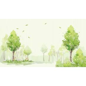 Painel Retangular 3D Sublimado Jardim 2,0X1,5 Frt-144
