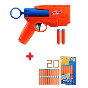 Kit Lançador + Refil - Nerf N Series Lançador Ward - 22 dardos