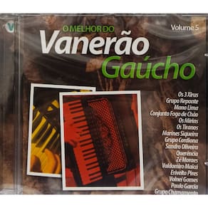 CD Vanerão Gaúcho VOL 5 -(Os 3 Xirus, Mano Lima, Os Mirins)