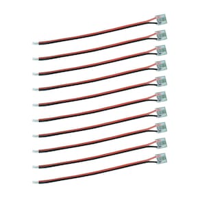 Kit 10 Emendas Conector de Saída Astraled para Fita de Led 8mm