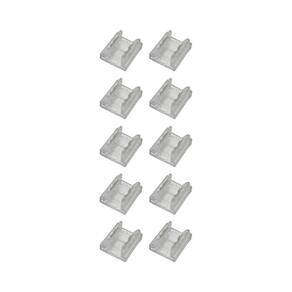 Kit 10 Emendas Conector Astraled Reto para Fita de Led 10mm